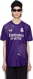 Y-3 Purple Real Madrid Edition 23/24 Fourth Authentic T-Shirt