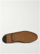 John Lobb - Lopez Leather and Suede Penny Loafers - Brown