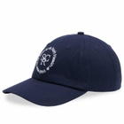 Sporty & Rich Men's SRHWC Embroidered Cap in Navy/White 