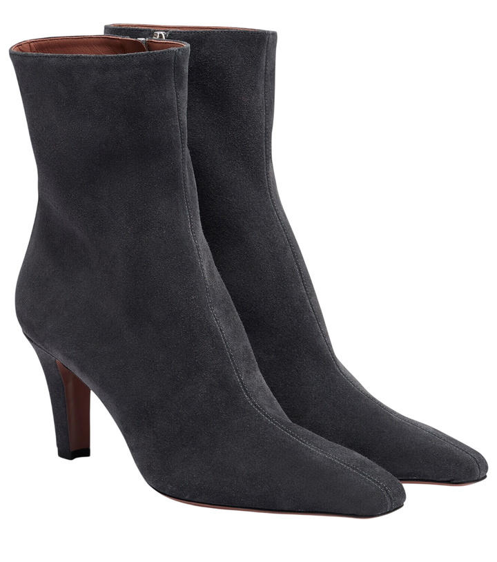 Photo: Paris Texas Belle suede ankle boots