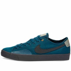 Nike SB Men's Blazer Court Dvdl Sneakers in Turquoise/Midnight
