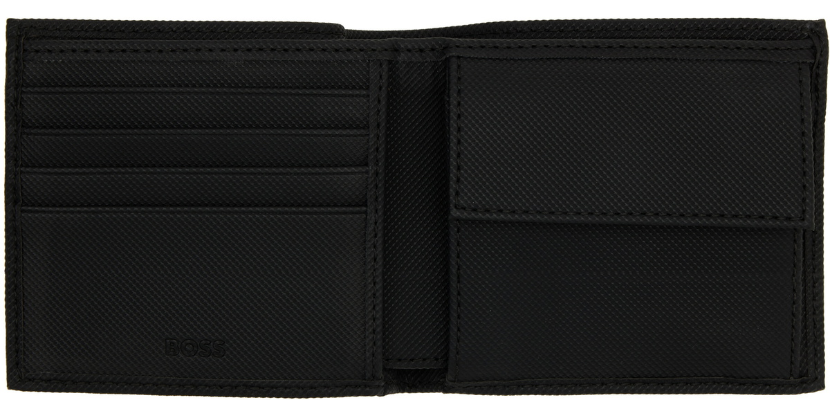 BOSS Black Bifold Wallet