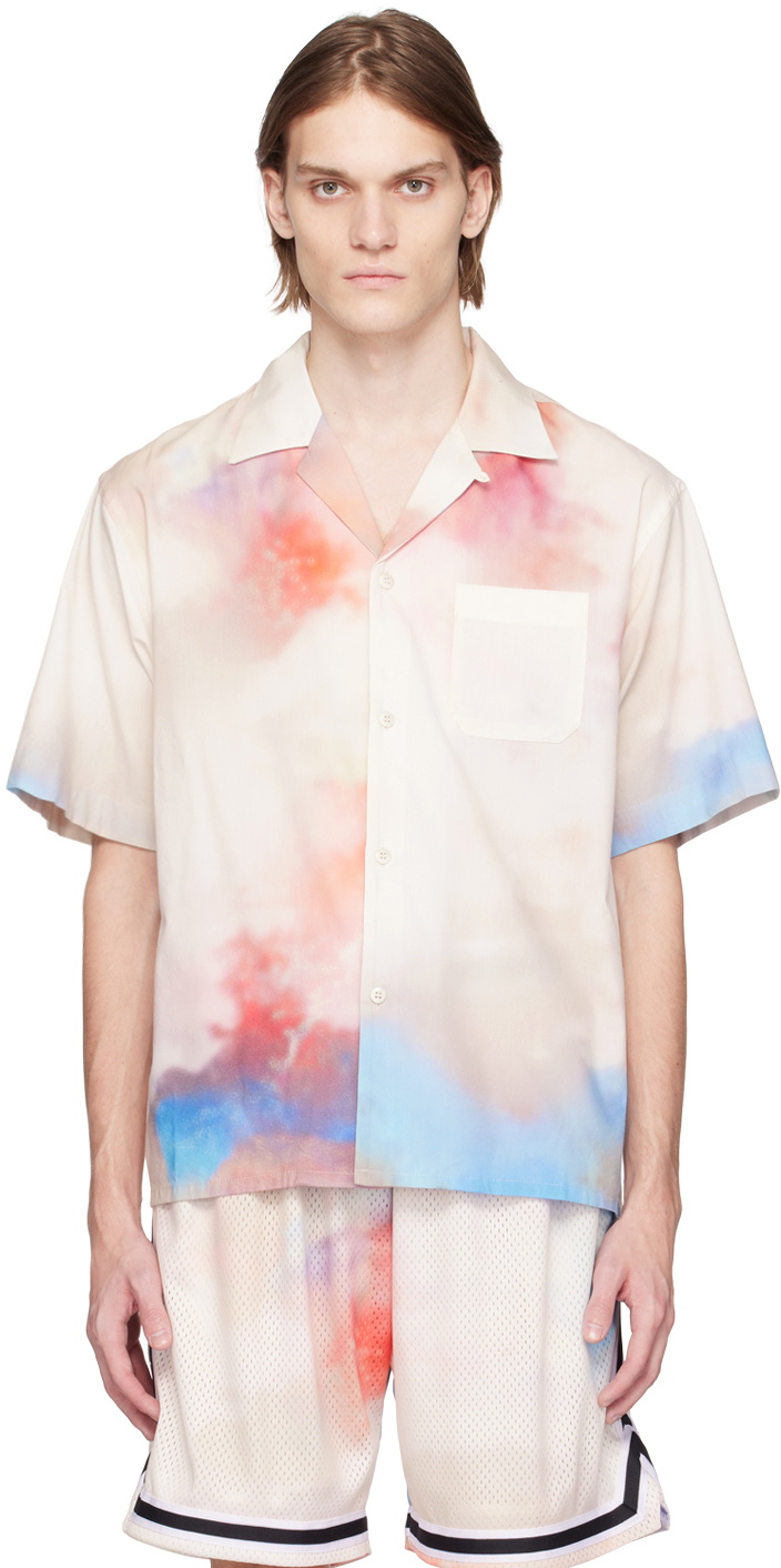 John Elliott White Graphic Shirt John Elliott