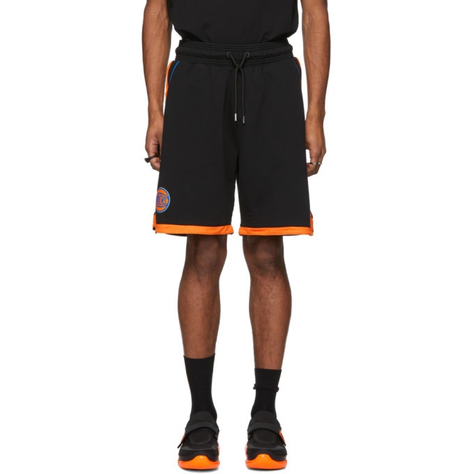 Photo: Marcelo Burlon County of Milan Black NBA Edition Knicks Shorts
