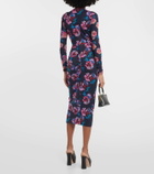 Diane von Furstenberg Hades printed jersey midi dress
