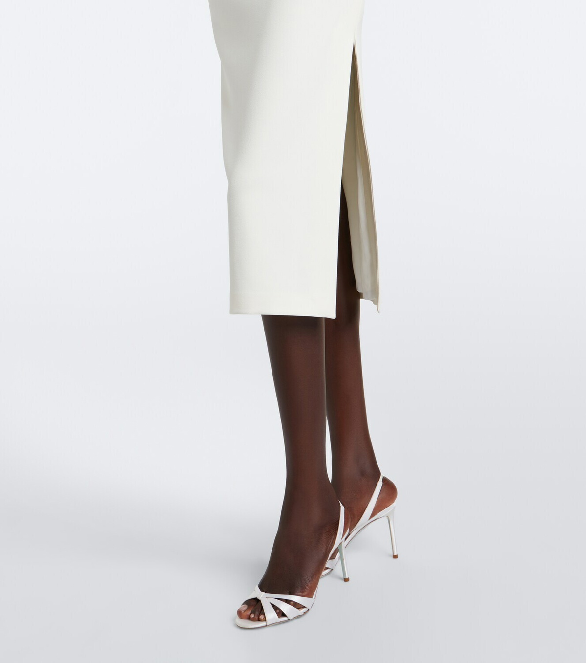Safiyaa Aerine crêpe midi dress
