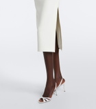 Safiyaa Aerine crêpe midi dress