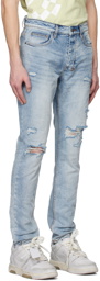 Ksubi Blue Chitch Ghosted Jeans