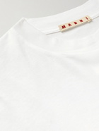 Marni - Floral-Print Cotton-Jersey T-Shirt - White