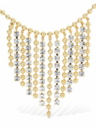 ALESSANDRA RICH - Crystal & Chain Fringes Necklace