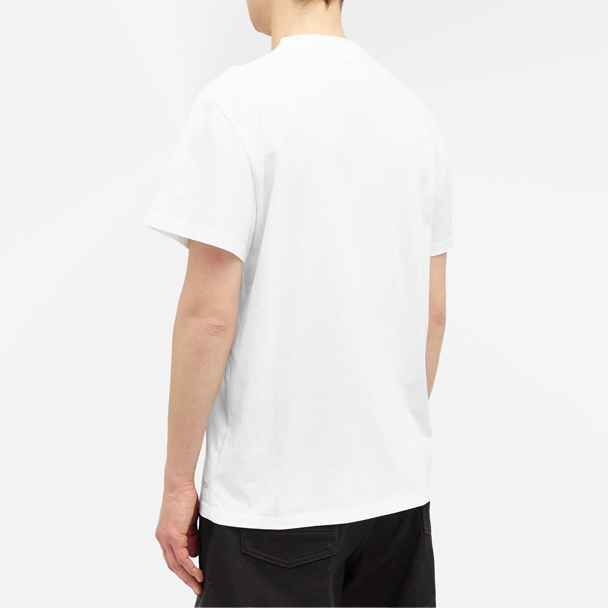 Alexander McQueen Men's Obscured Skull Print T-Shirt in