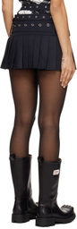 Charles Jeffrey LOVERBOY Navy Belt Miniskirt