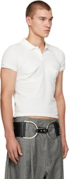 VAQUERA Off-White Bullet Bra Polo