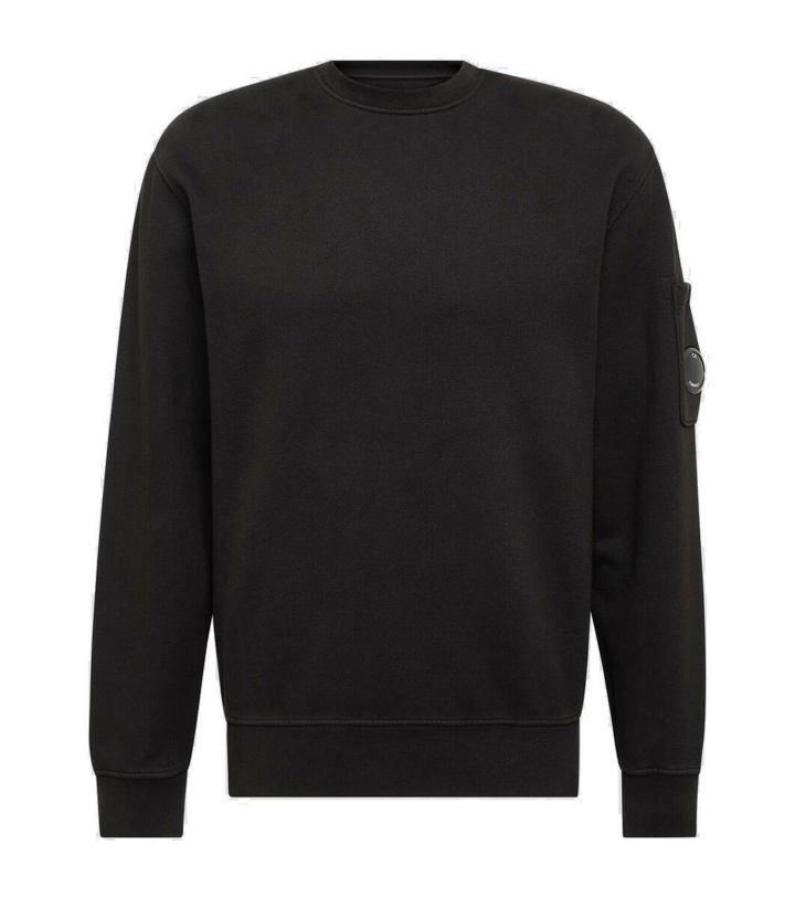 Photo: C.P. Company Lens cotton fleece sweatshirt