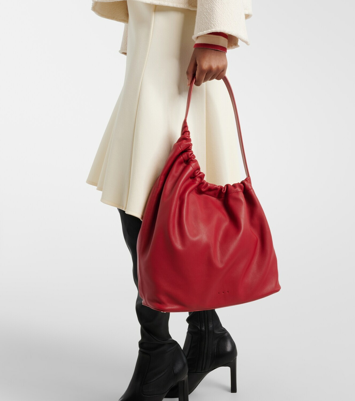 Aesther Ekme Demi Lune Cloud Medium leather shoulder bag