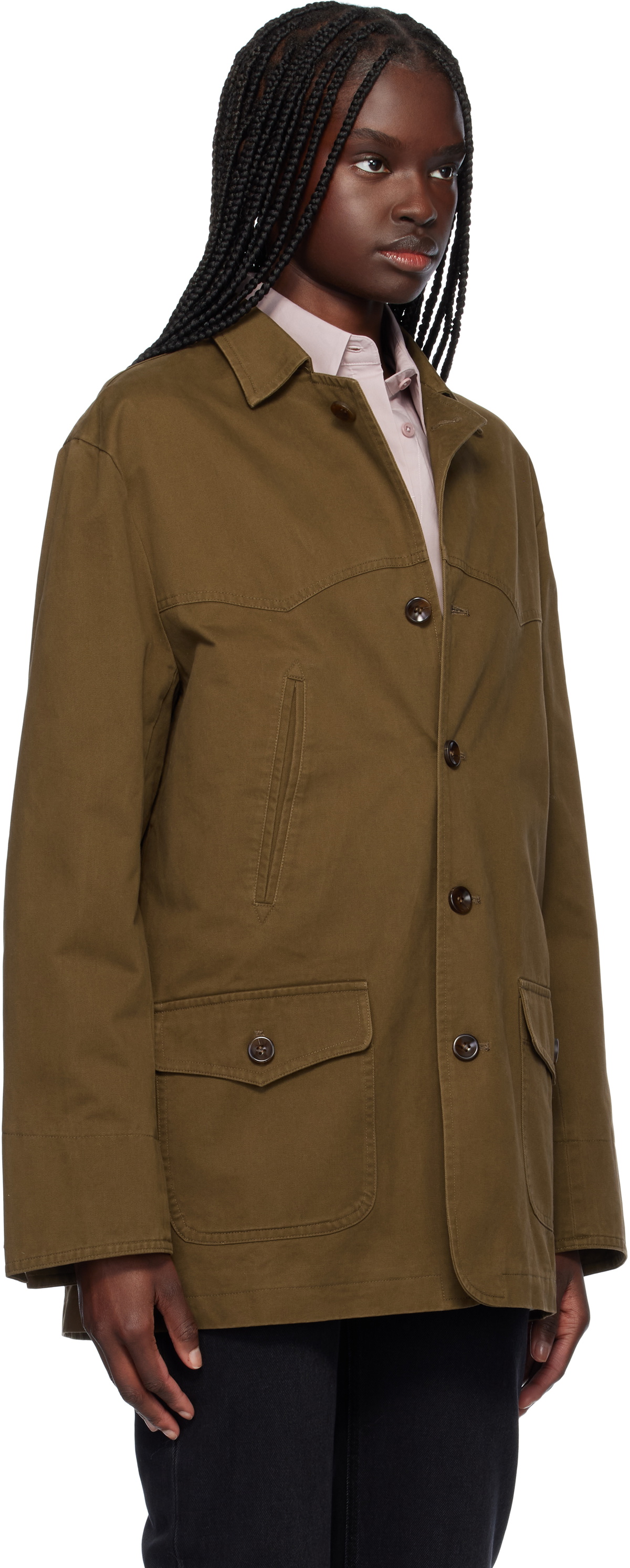 Carter Young Khaki Chicago Chore Jacket