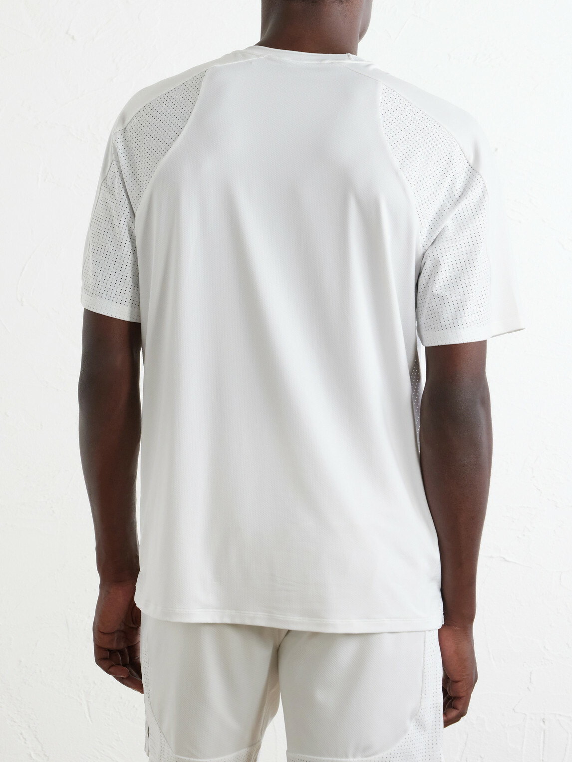 Lululemon - Mesh-Trimmed Jersey Tennis Shirt - White