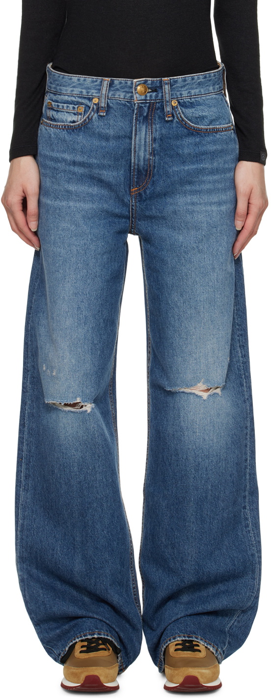 rag & bone Blue Logan Jeans Rag and Bone