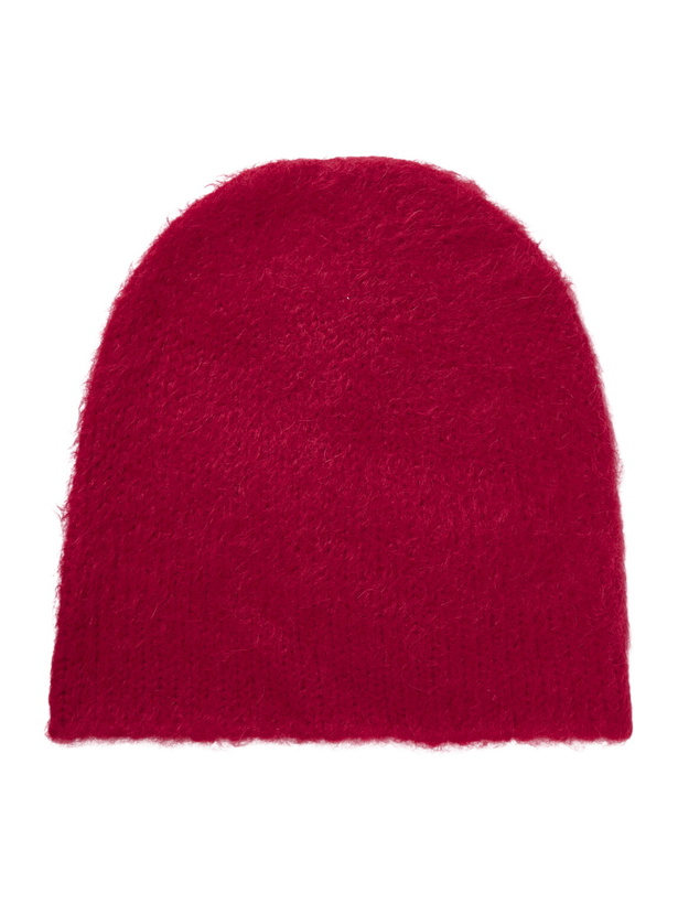 Photo: The Elder Statesman - Thistle Alpaca-Blend Beanie