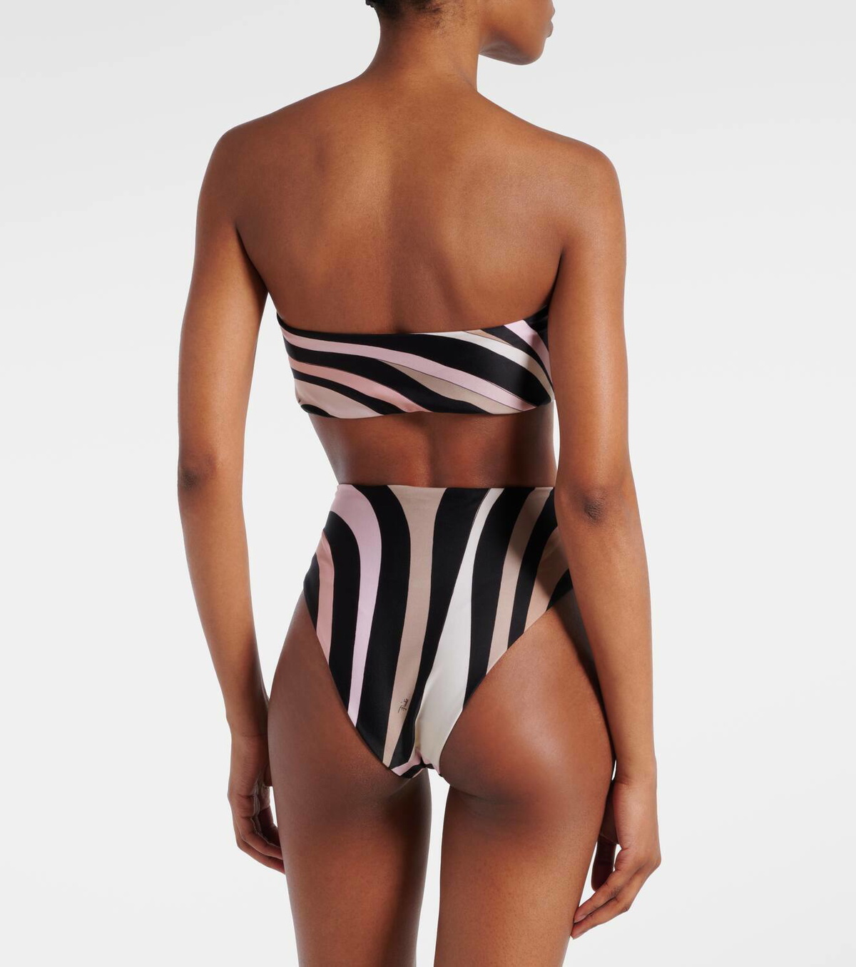 Pucci Marmo bandeau bikini top