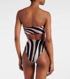 Pucci Marmo bandeau bikini top