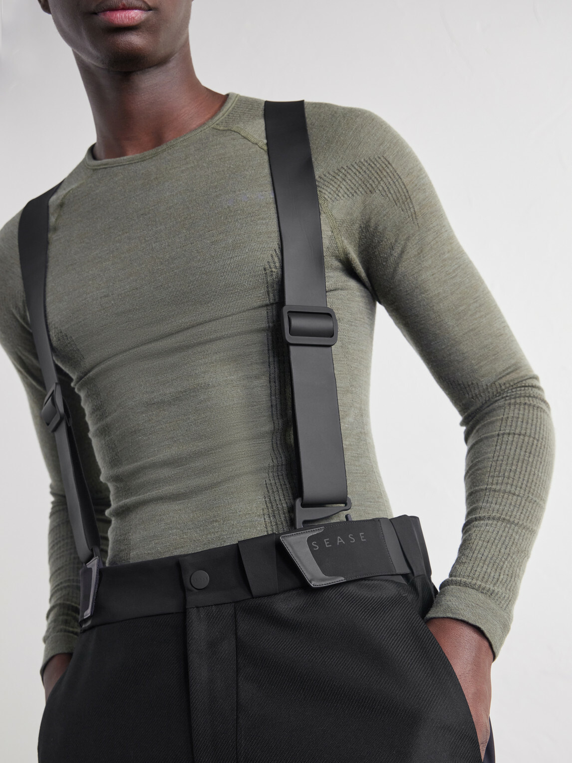 SEASE - Trace 2.0 Shell-Trimmed Coated Wool and Cashmere-Blend Twill Padded Ski Pants - Blue