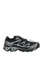 Salomon xt-6 S/lab Black Sneakers With Drawstring In Mesh And Tech Fabric