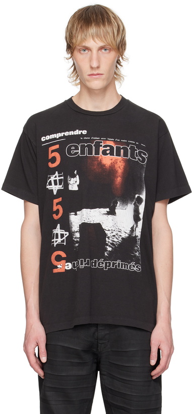 Photo: Enfants Riches Déprimés Black 'Comprende' T-Shirt