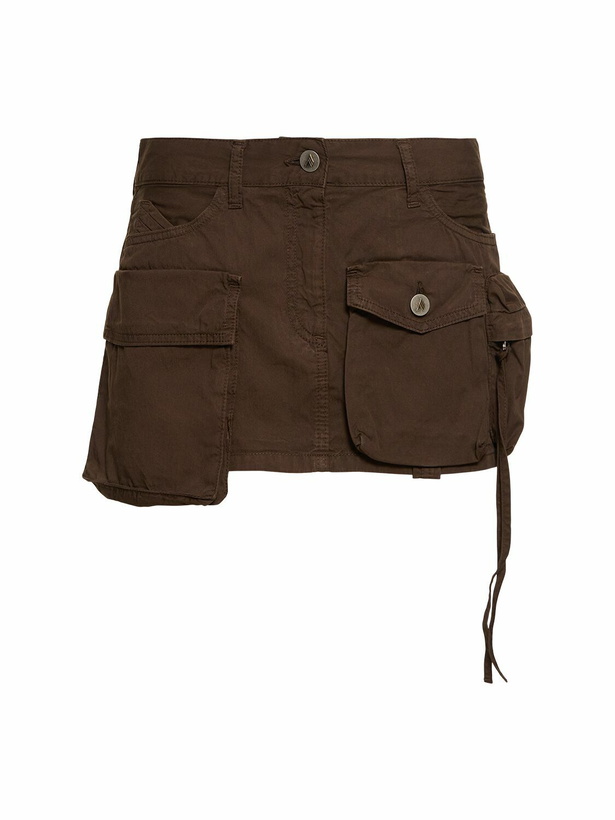 Photo: THE ATTICO Canvas Cargo Mini Skirt