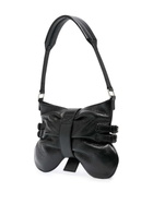 BLUMARINE - Butterfly Large Leather Shoulder Bag