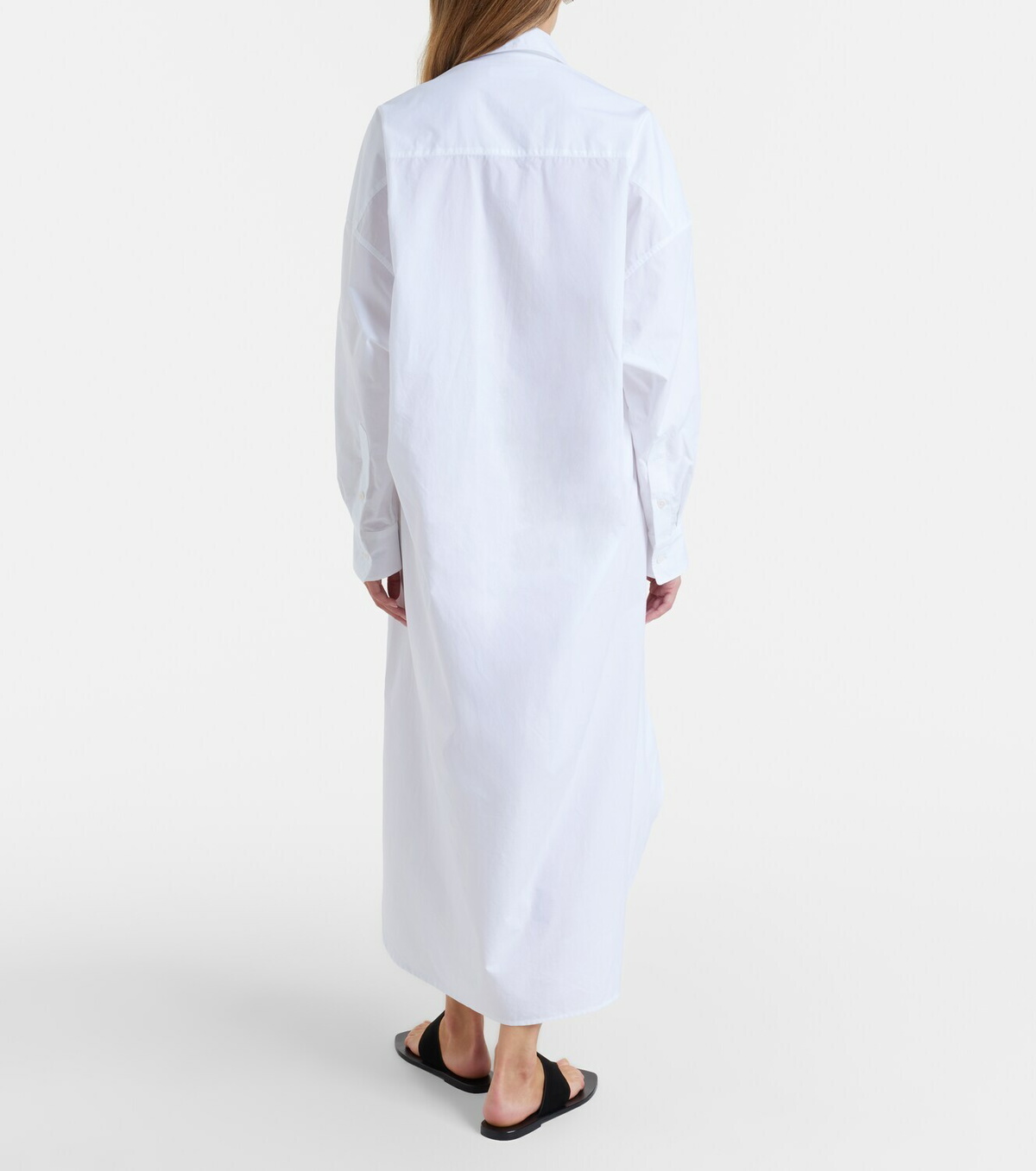 The Frankie Shop Bloom cotton poplin shirt dress