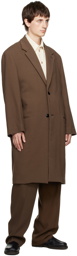 LEMAIRE Brown Chesterfield Coat
