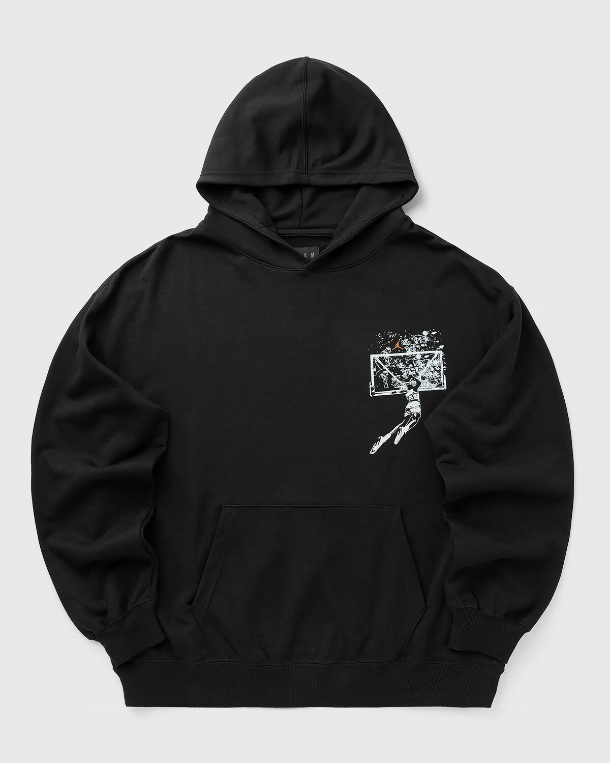 Jordan BRK OVS SBB HD LB Black Mens Hoody