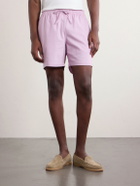Kardo - Olbia Straight-Leg Cotton Drawstring Shorts - Pink