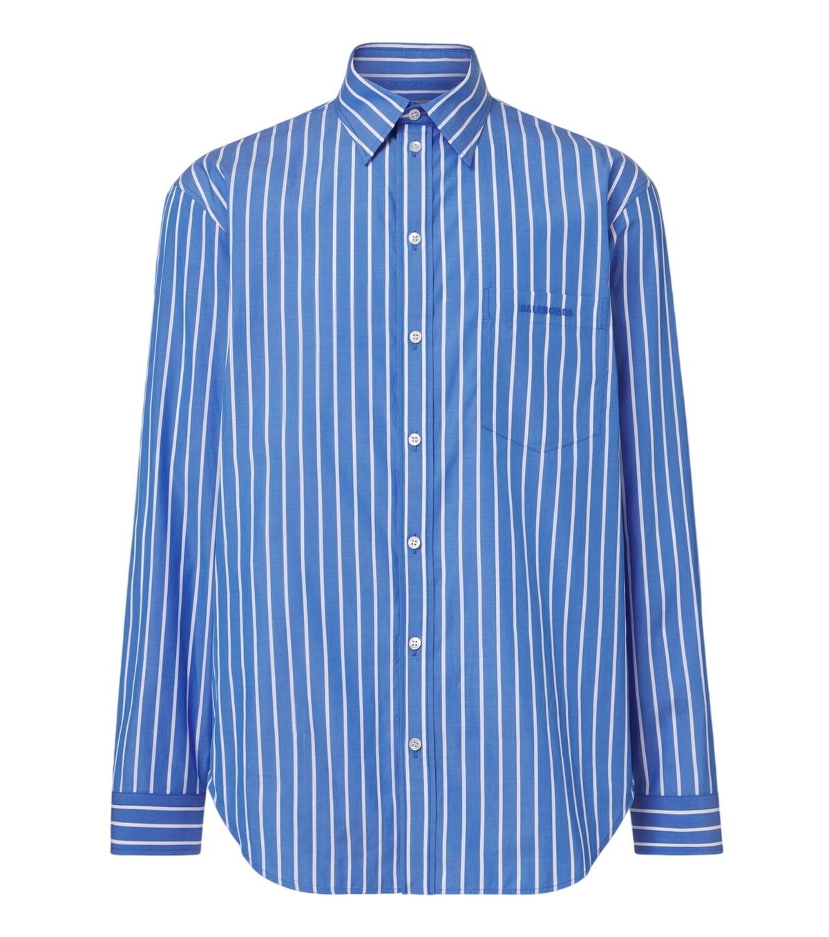 Balenciaga Red Newspaper Patch Shirt Balenciaga