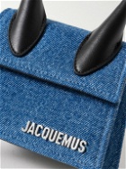 Jacquemus - Le Chiquito Logo-Embellished Leather-Trimmed Denim Bag