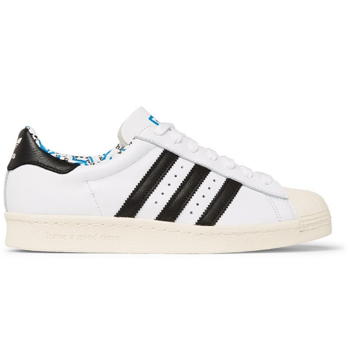 Photo: adidas Consortium - Have A Good Time Superstar Leather Sneakers - White