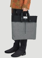 Logo Patch Tote Bag in Grey