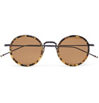 Thom Browne - Round-Frame Tortoiseshell Acetate and Metal Sunglasses - Men - Brown