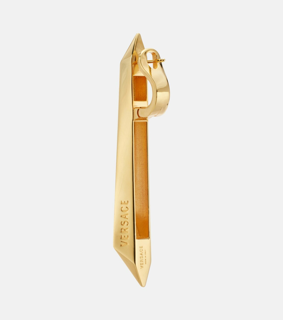 Versace Crystal-embellished drop earrings