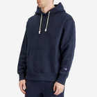 Champion Men's Reverse Weave Fleece Hoodie in Blue