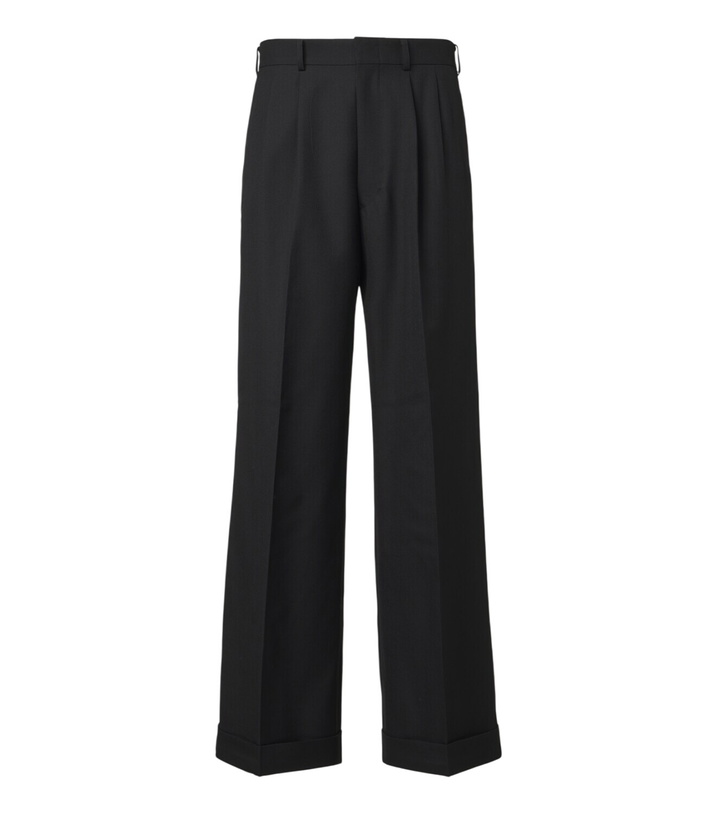 Photo: Junya Watanabe Pleated wool twill wide-leg pants