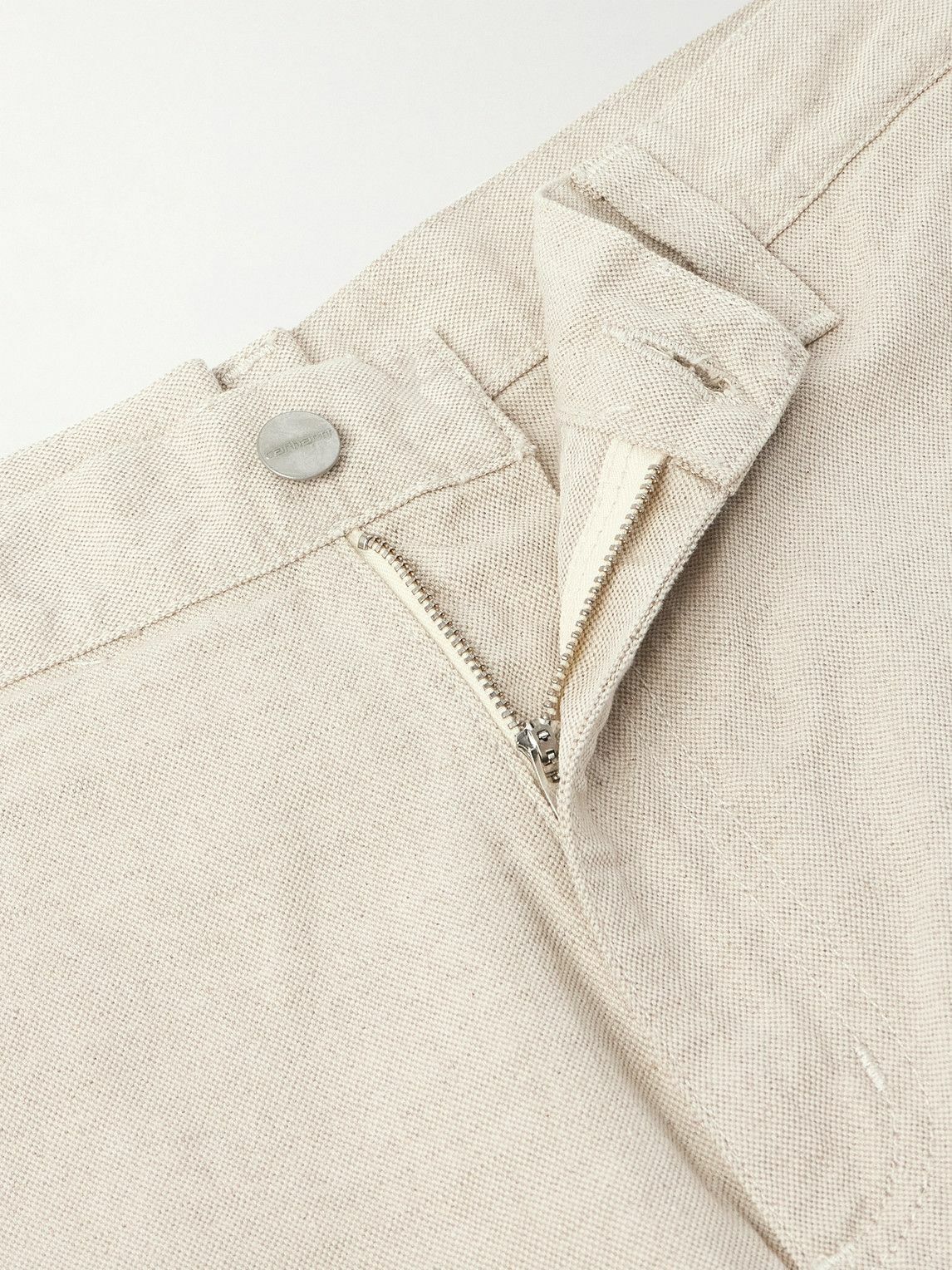 Carhartt WIP - Walter Double Knee Straight-Leg Cotton-Canvas Trousers - Neutrals