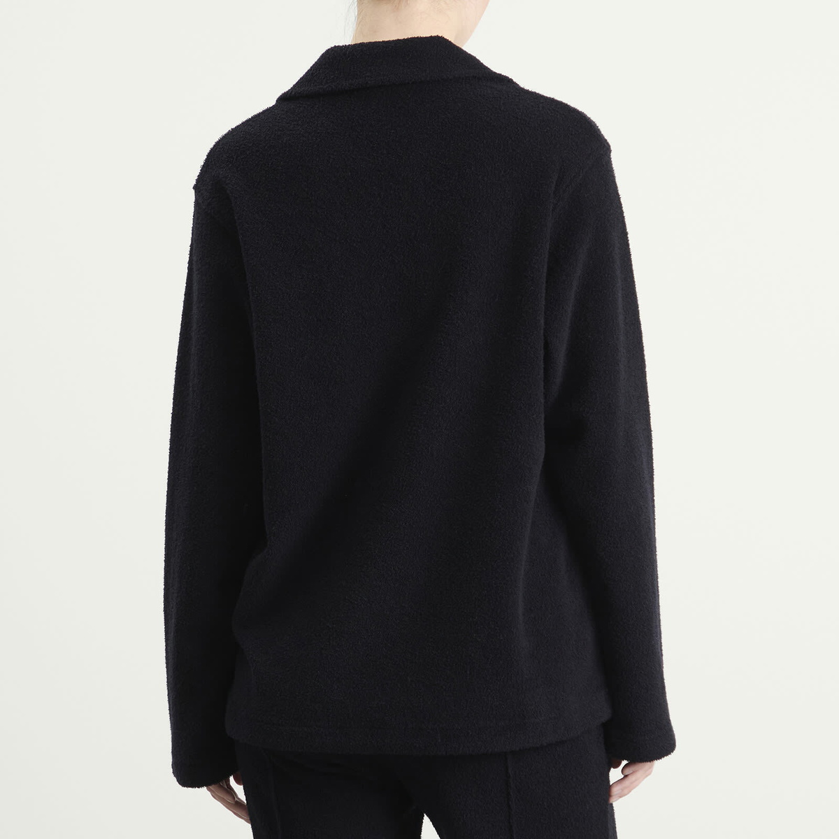 Auralee Women's Pile Shirt in Navy