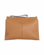 Tod's Womens Clutch Camel