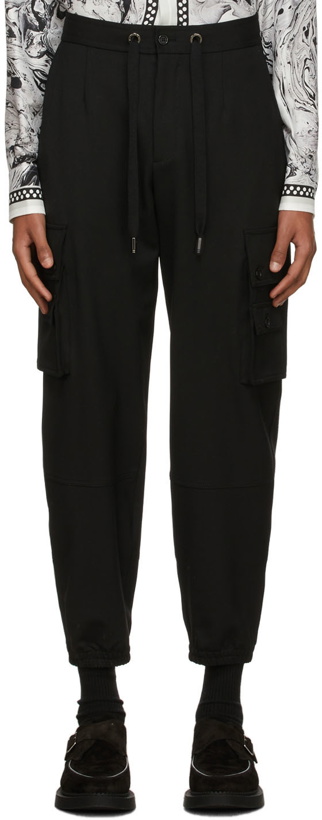 Photo: Dolce & Gabbana Black Cargo Pants