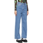 GANNI Blue Levis Edition High Loose Jeans