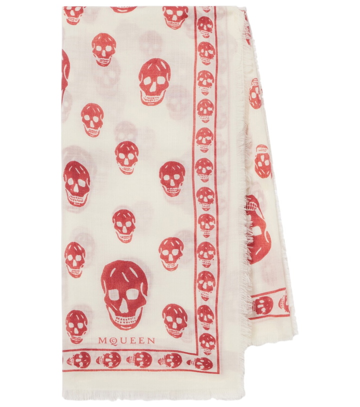 Photo: McQueen Skull silk chiffon scarf