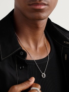 Greg Yuna - Umlaut 18-Karat White Gold Diamond Ball Chain Necklace