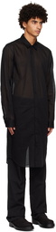 Ann Demeulemeester Black Maurice Shirt